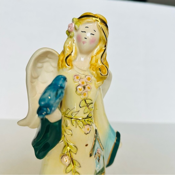 Blue Sky Ceramic Angel 2006 Spring Votive Holder by Heather Goldminc - Picture 7 of 8